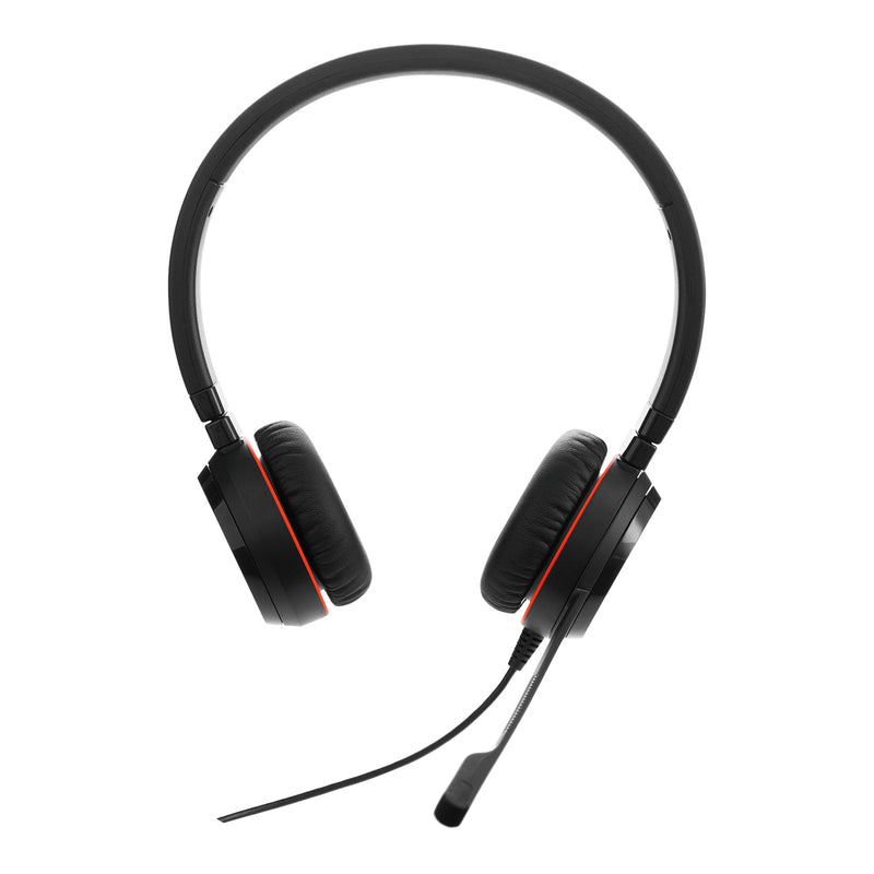 Jabra Evolve 30 II USB-A Wired On-Ear Headset with In-Line Controls - UC Certified