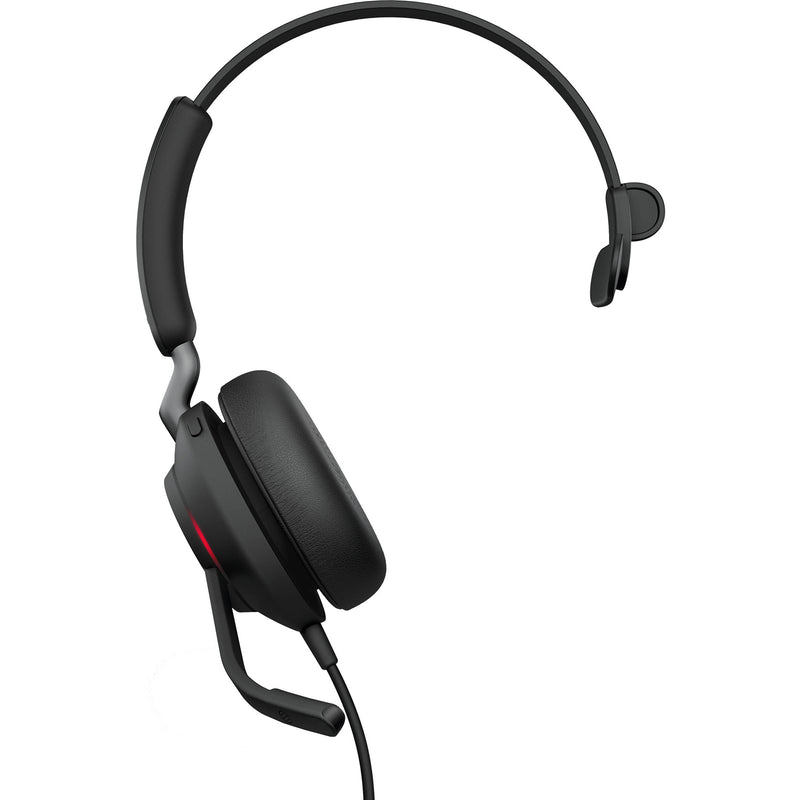 Jabra Evolve2 40 Wired On-Ear Mono Headset - Black