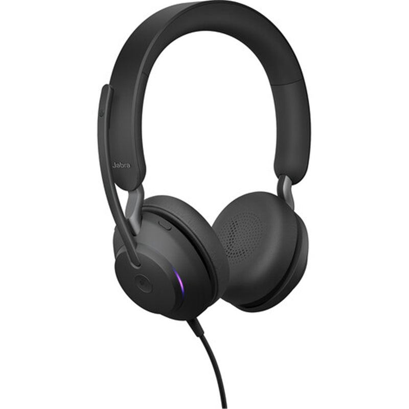 Jabra Evolve2 40 USB-A Wired On-Ear Headset - UC Certified