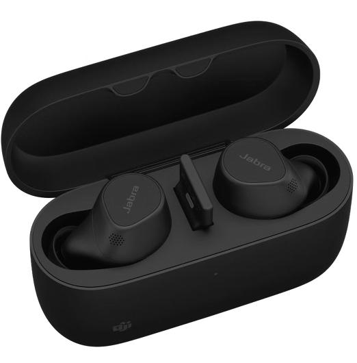 Jabra Evolve2 Buds Bluetooth True Wireless In-Ear Active Noise Cancelling Earbuds - Teams Certified