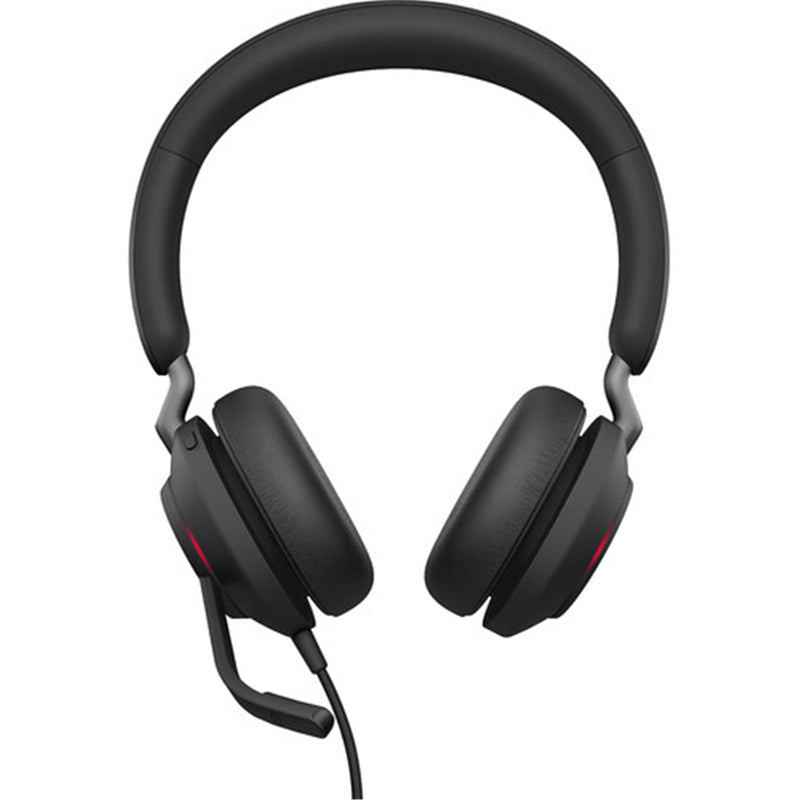 Jabra Evolve2 40 SE USB-C Wired On-Ear Headset - Teams Certified