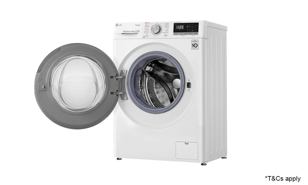 LG 7.5kg AI Direct Drive Front Load Washer with Steam