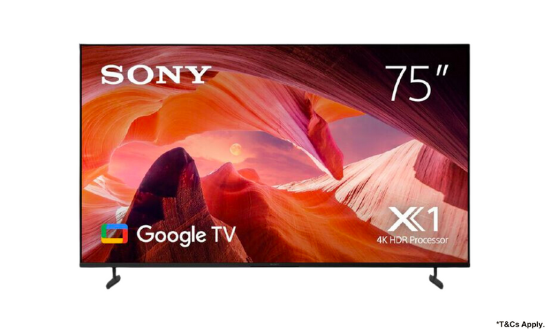Sony 75" 4K LED Google TV 2023