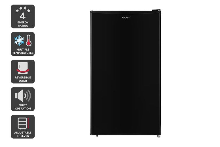 Kogan 93L Bar Fridge (Black)