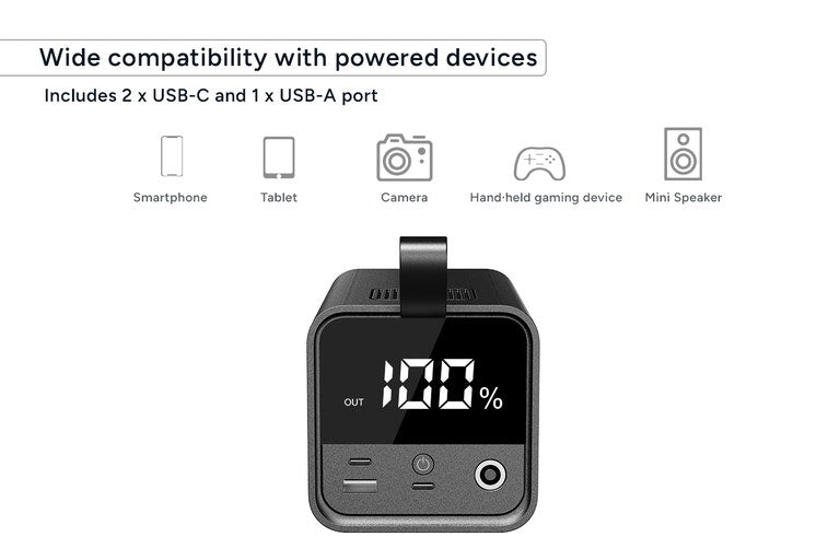 Kogan EnergyMax 50000mAh 100W PD Power Bank with Built-in LED Light
