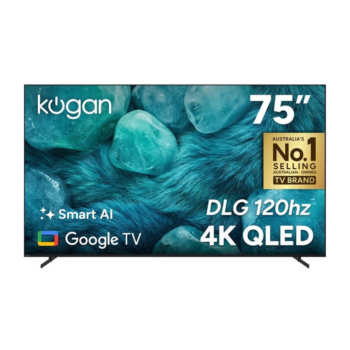 Kogan 75" QLED 4K Smart AI Google TV - Q9V