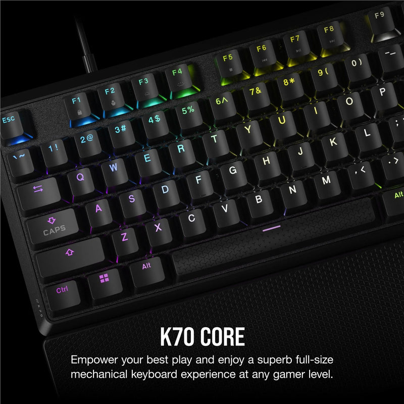 Corsair K70 RGB CORE Mechanical Gaming Keyboard - Black