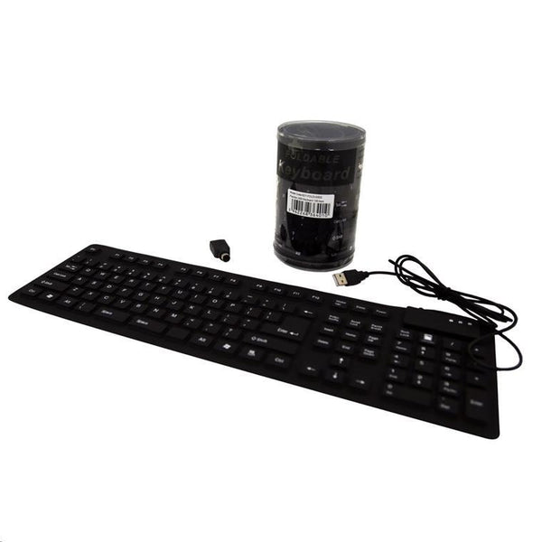 Dynamix KEY-FOLDUSB02 USB Mini Flexible Rollup Keyboard