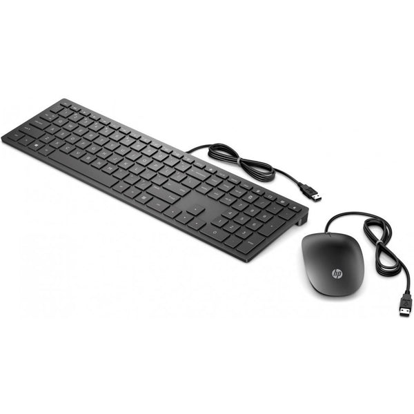 HP 4CE97AA Pavilion 400 USB Wired Slim Keyboard and Mouse