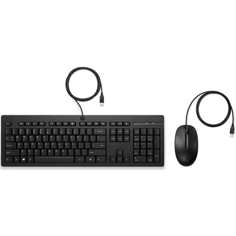 HP 286J4AA 225 Keyboard & Mouse Combo - Black