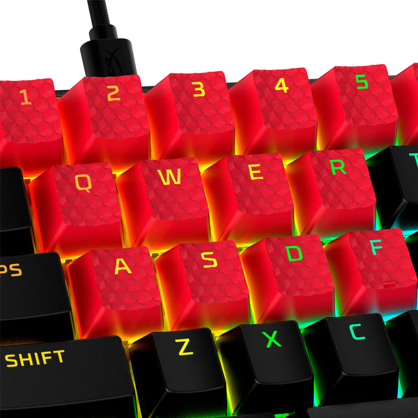 HyperX 519T6AA KEYCAPS - RUBBER - RED US