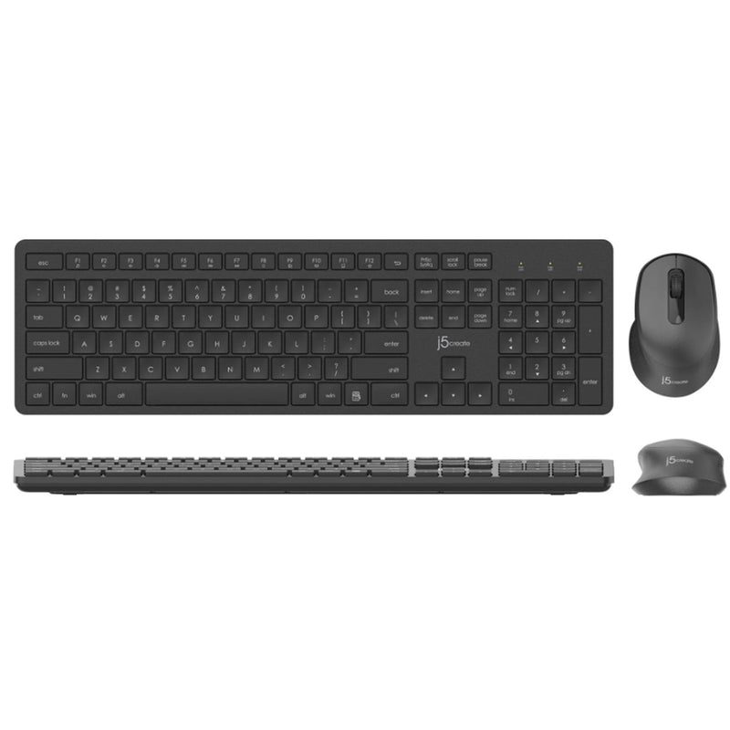 J5create Full Size Wireless Keyboard and Mouse Combo