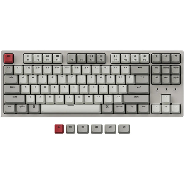 Keychron C1 80% TKL Wired Keyboard - Retro Color