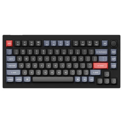 Keychron V1 ANSI 75% Mechanical Wired Keyboard - Carbon Black