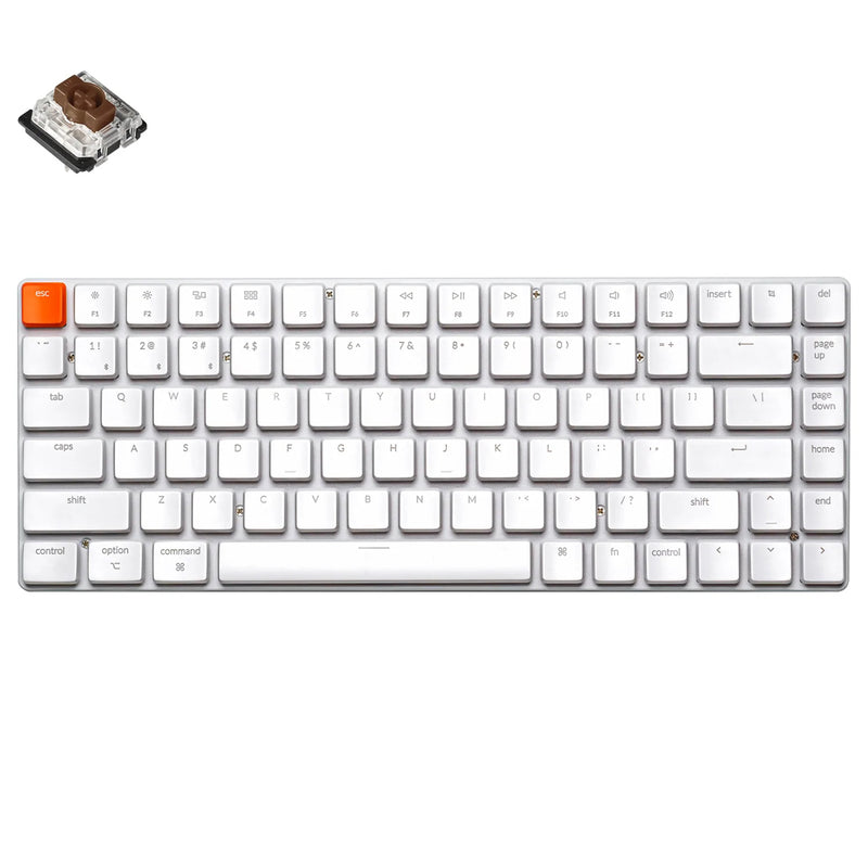 Keychron K3 Ultra-Slim 75% Low Profile Wireless Mechanical Keyboard - Non-Backlit