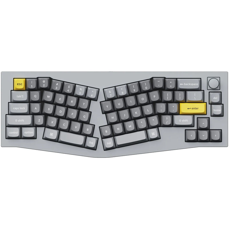 Keychron Q8 65% Alice Layout Wired Mechanical Keyboard - Grey