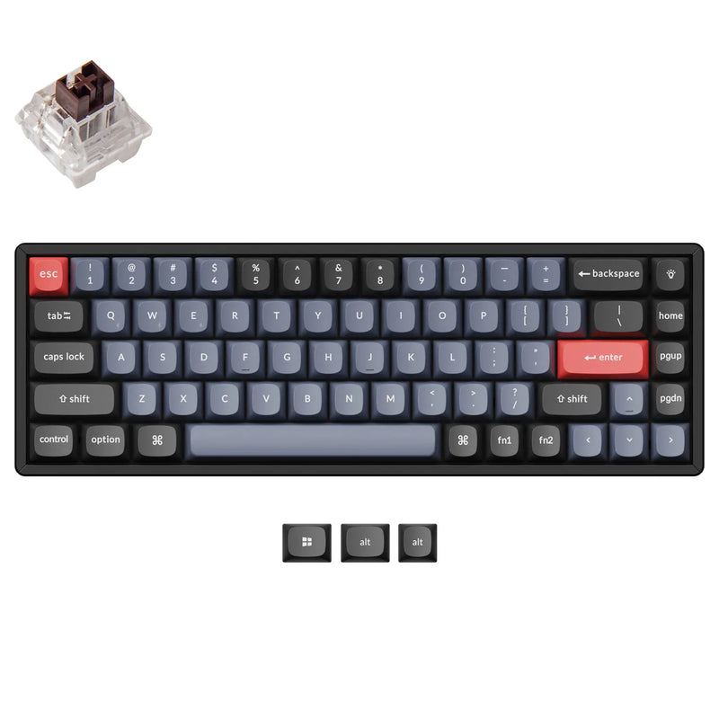 Keychron K6 Pro 65% Mechanical Wireless Keyboard - RGB Backlight
