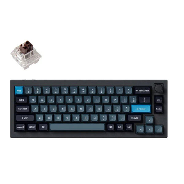 Keychron Q2 Pro 65% Wireless Mechanical Keyboard - Carbon Black