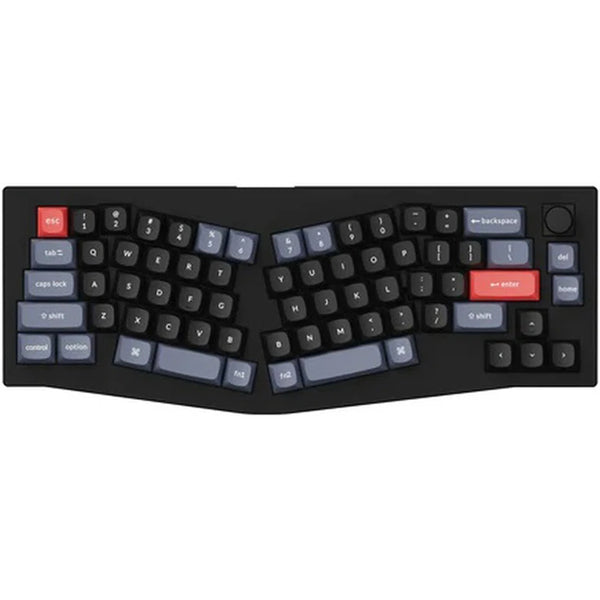 Keychron V8 65% Alice Layout Wired Mechanical Keyboard - Carbon Black