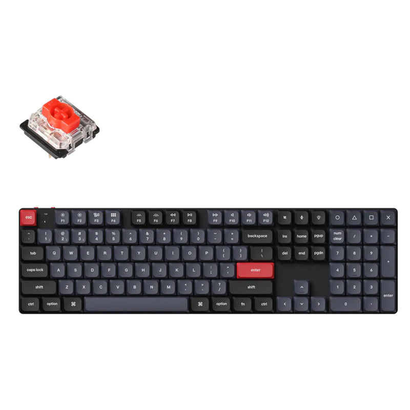 Keychron K5 Pro Full Size Low Profile Wireless Mechanical Keyboard - RGB Backlight