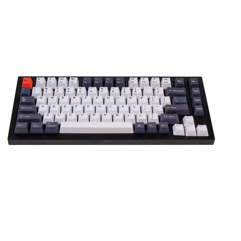 Keychron OEM Dye-Sub PBT Keycap Set - Bluish Black White Full Set