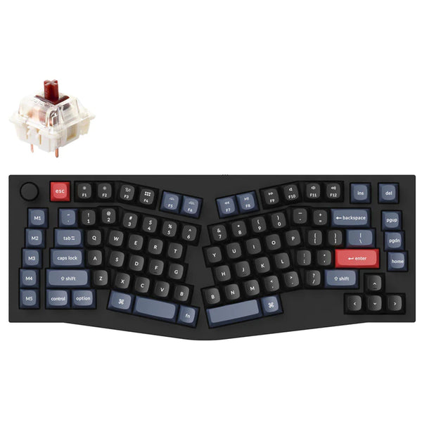Keychron Q10 ANSI Alice 75% Mechanical Wired Keyboard - RGB - Black