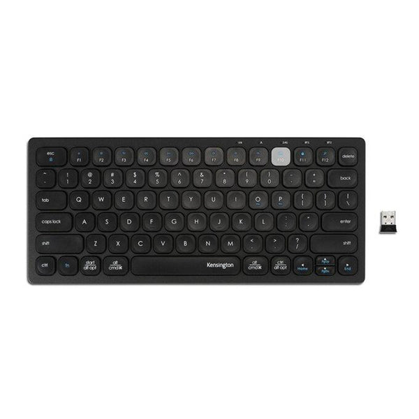 Kensington K75502US Multi-device Dual Wireless Keyboard - Black