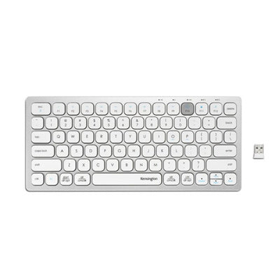 Kensington K75504US Multi-device Dual Wireless Keyboard - Silver