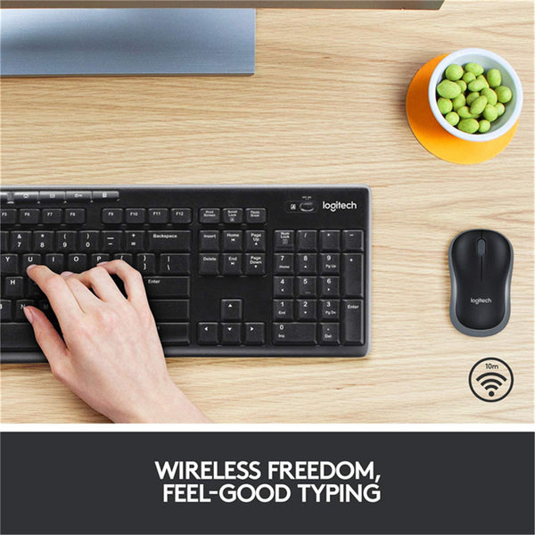 Logitech MK270r Wireless Desktop Keyboard & Mouse Combo