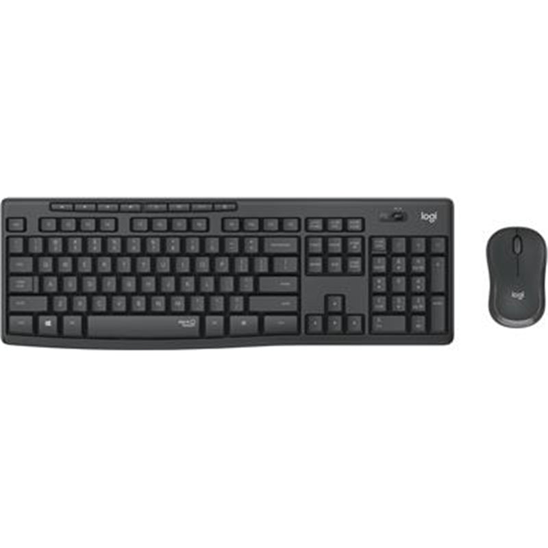 Logitech MK295 Silent Wireless Keyboard & Mouse Combo - Black
