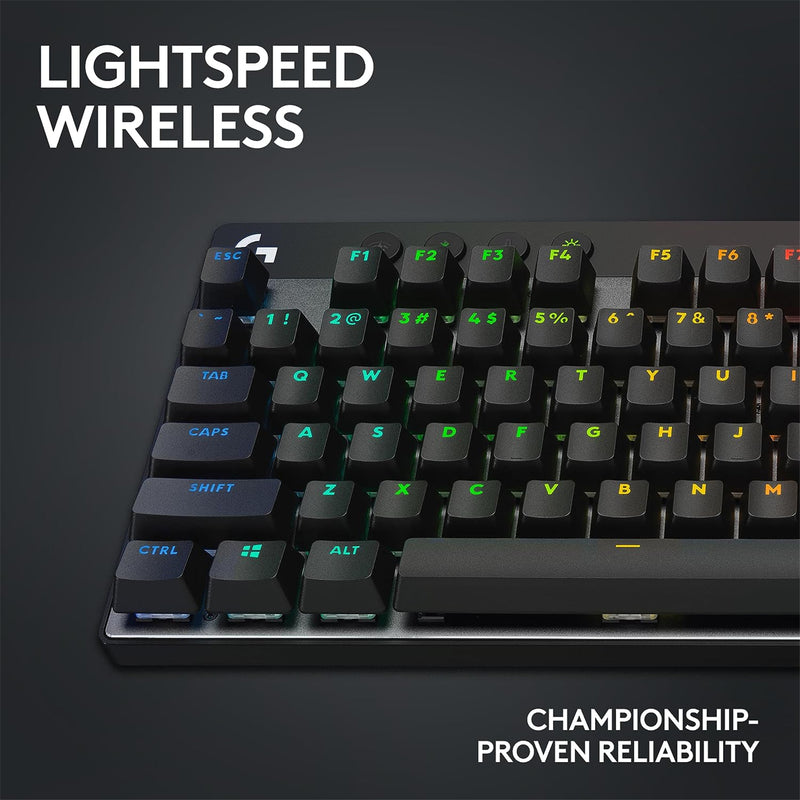 Logitech G Pro X TKL LIGHTSPEED Gaming Keyboard - Black