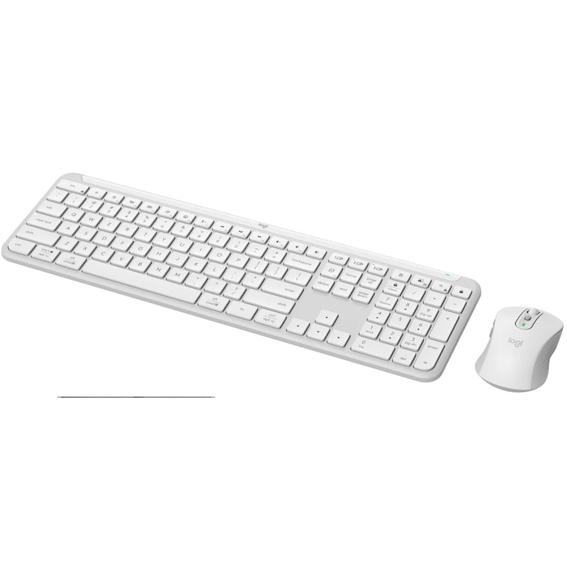 Logitech MK950 Signature Slim Wireless Desktop Keyboard & Mouse Combo - Off White