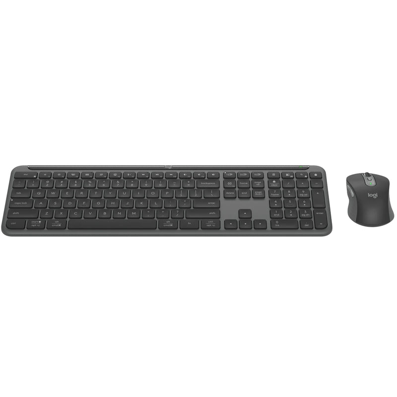 Logitech MK950 Signature Slim Wireless Desktop Keyboard & Mouse Combo - Graphite