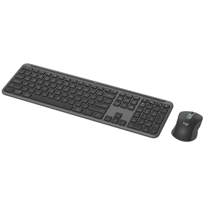 Logitech MK950 Signature Slim Wireless Desktop Keyboard & Mouse Combo - Graphite