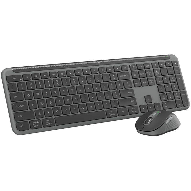 Logitech MK950 Signature Slim Wireless Desktop Keyboard & Mouse Combo For Business