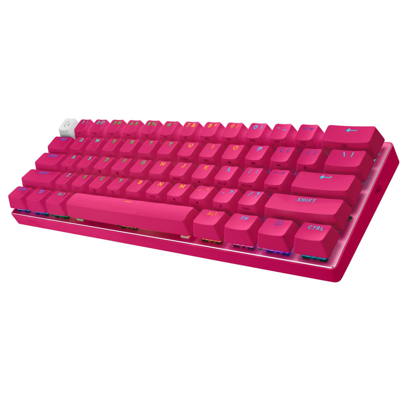 Logitech G Pro X 60 LIGHTSPEED Gaming Keyboard - Magenta