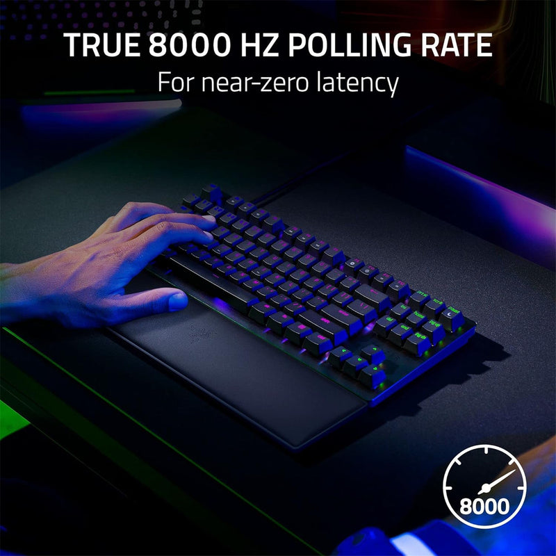 Razer Huntsman v2 TKL Wired Gaming Keyboard - Razer Clicky Optical Switch