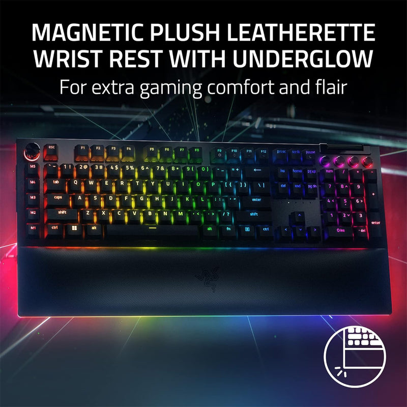 Razer BlackWidow v4 Pro Wired Mechanical Gaming Keyboard - Razer Yellow Switch