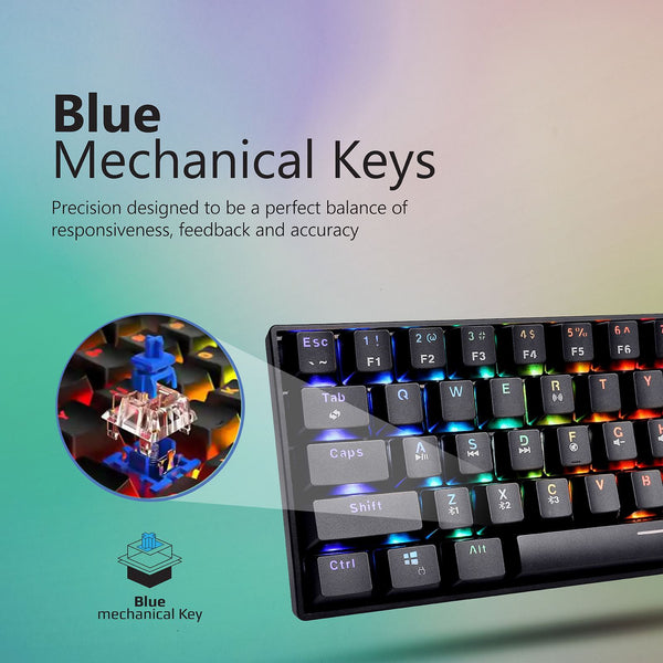 Vertux VertuPro RGB Mechanical Gaming Keyboard