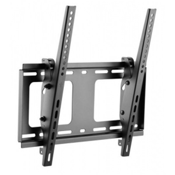 Brateck LP38-44T 32"-55" Heavy-Duty Tilting TV Wall Mount Bracket. Max Load 80Kgs. VESA Support up to 400x400. Post-install Leveling Adjustment. Black Colour.