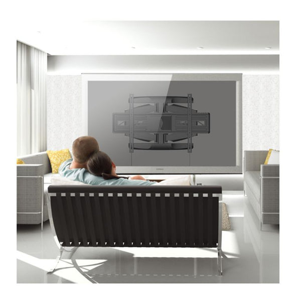 Loctek Pro Mount, 47"-90" Full Motion TV Wall Mount - Max Load 60 kg - Max VESA 800x600mm - Tilt -2 +12deg - Swivel -45 +45deg. - TV To Wall 55-450mm - 5 Years Warranty
