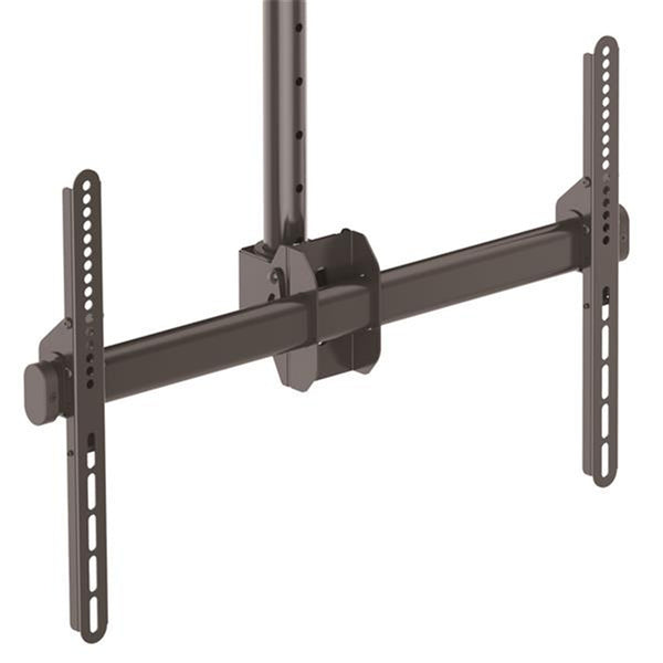StarTech FPCEILPTBSP Ceiling TV Mount for up to 70in TV Steel -Ceiling TV Mount for VESA Mount TVs 37in to 70in (up to 110 lb./50 kg) - For Sloped or Level Ceilings