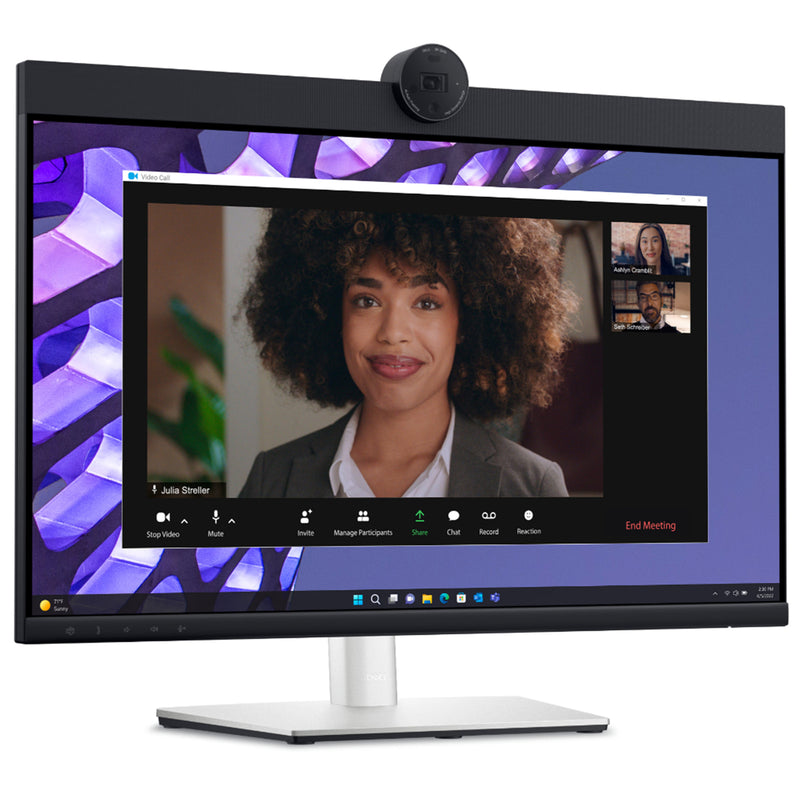 Dell P2424HEB 24" FHD Video Conferencing Monitor with 4MP Camera, Microphone & Speaker