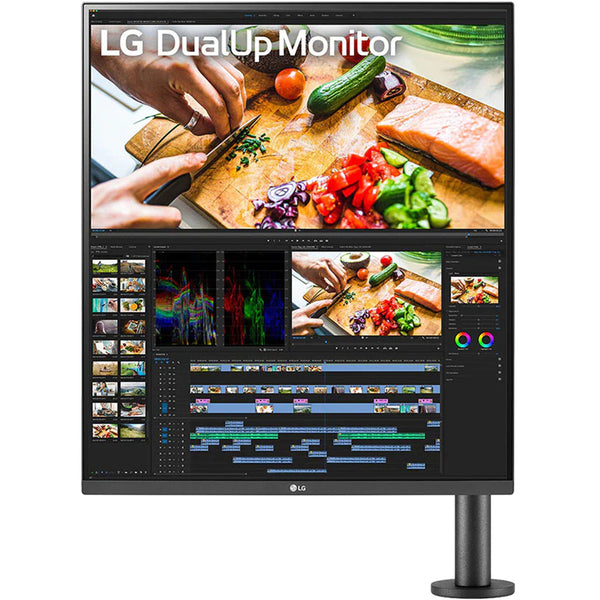 LG Ergo 28MQ780-B 28" SDQHD DualUp Monitor with Ergo Stand
