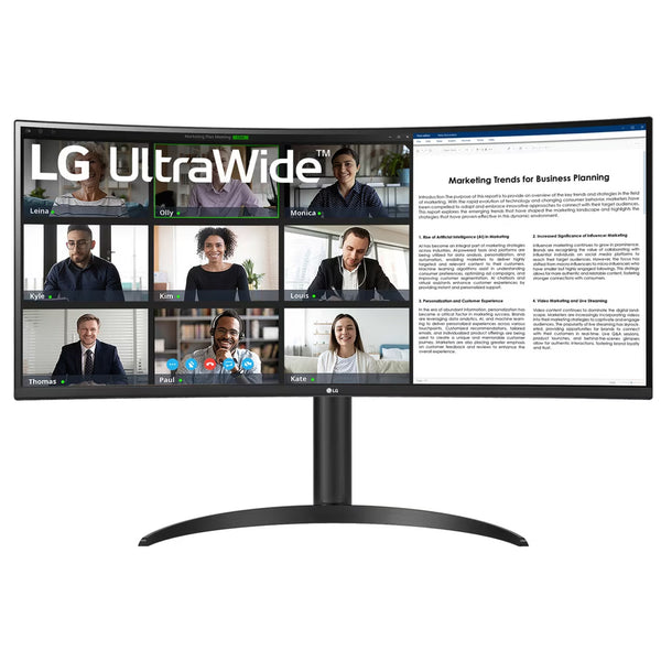 LG 34WR55QC-B 34" WQHD Curved UltraWide Monitor