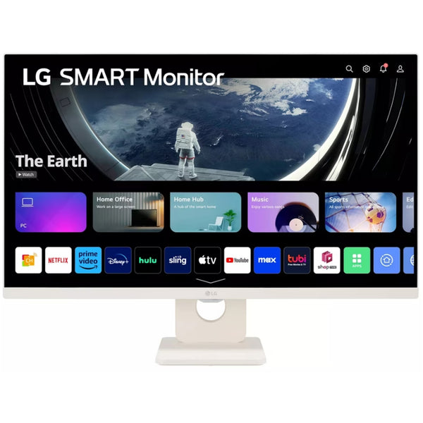 LG 27SR50F-W 27" Full HD Smart Monitor with WebOS White Color