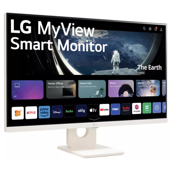 LG 27SR50F-W 27" Full HD Smart Monitor with WebOS White Color