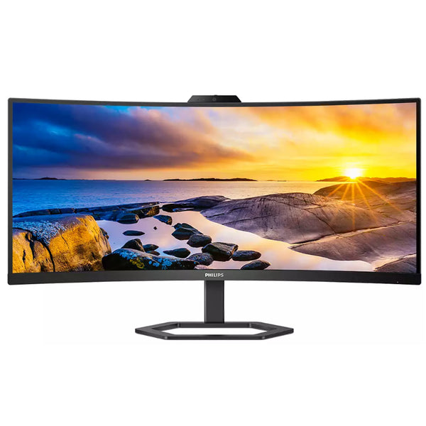 Philips 34E1C5600HE 34" Ultrawide Curved Monitor with Windows Hello Webcam