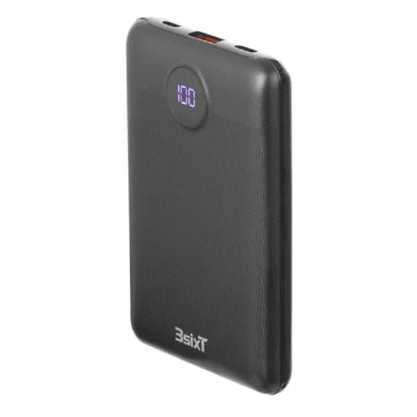 3SIXT JetPak Pro LED 2.0 - 10000mAh Power Bank - Black