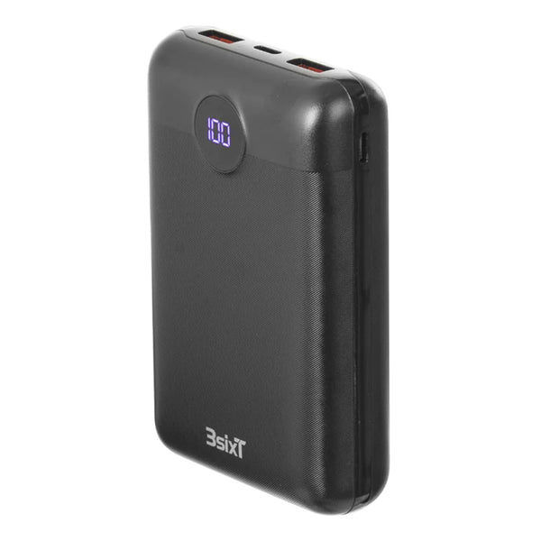 3SIXT JetPak Pro LED 2.0 - 20000mAh Power Bank - Black